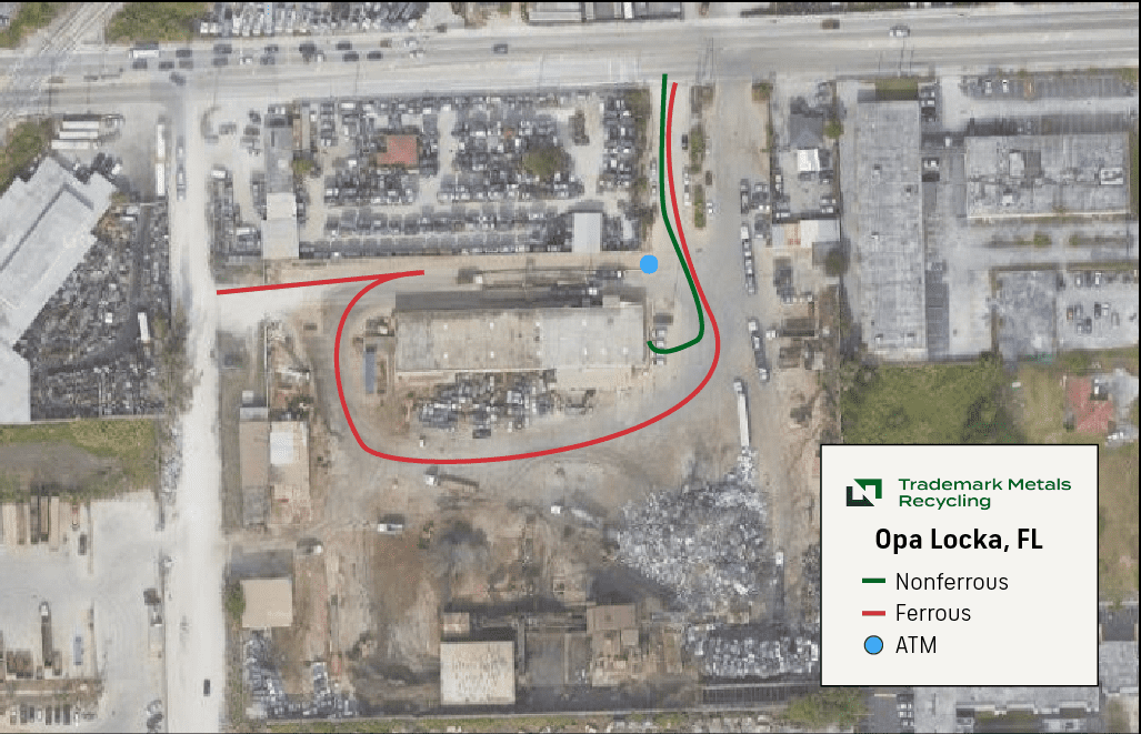 Opa Locka Miami FL Trademark Metals Recycling   TMR OpaLocka SiteMap 